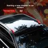 Car Roof Decoration Horns Sticker Auto 3D Dragon Horns Decoration Elasticity Silicone Horns Easy To Find Car in The Parking Lot