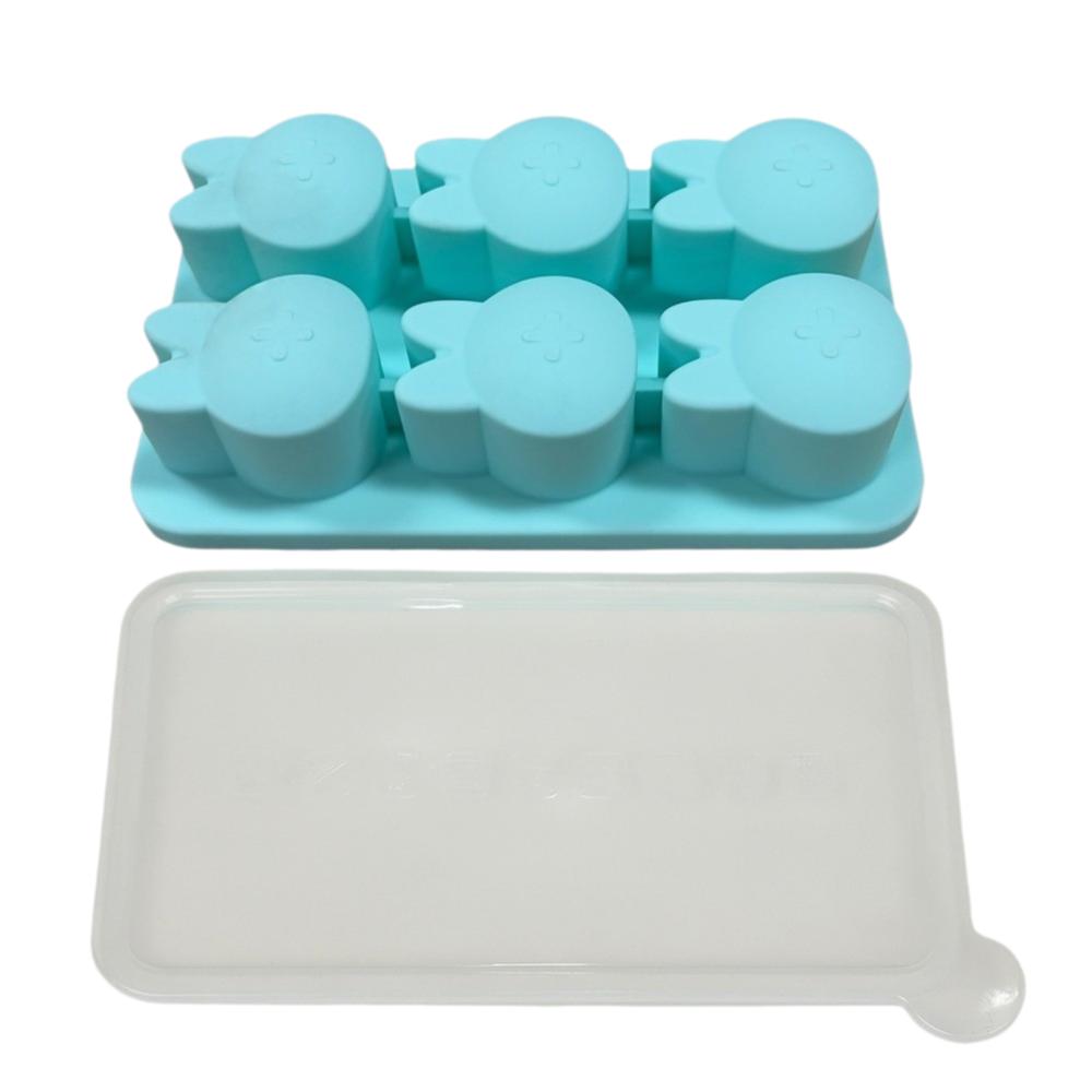 Food Grade Ice Ball Mold Flexible Rabbit Ice Cube Tray 3D Shape Animal Ice Cube  for Freezer