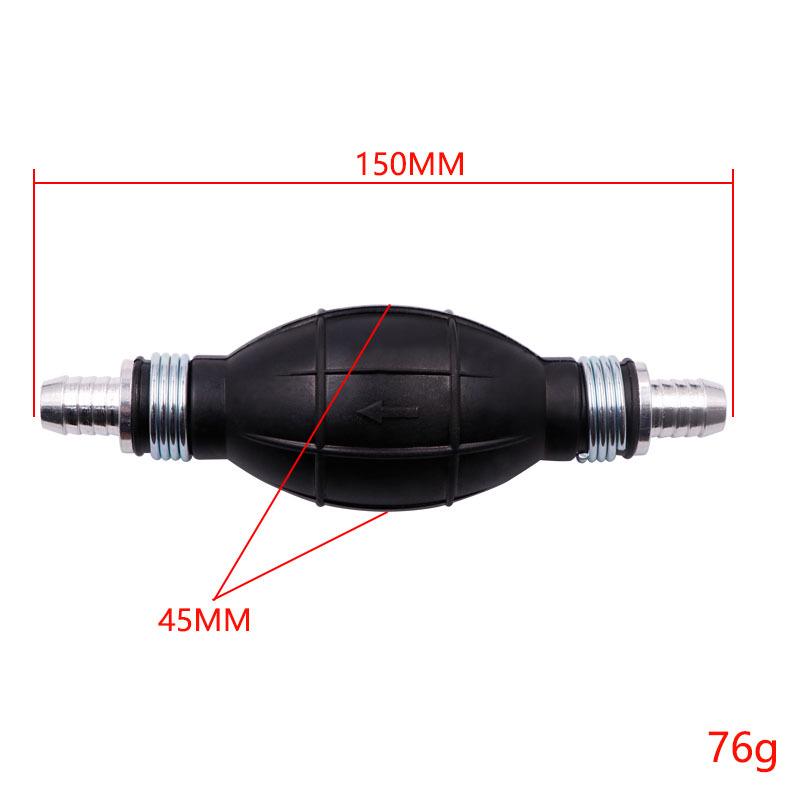 Aluminum Alloy One-Way Hand Squeeze Oil Pump for Car/Boat - 6/8/10/12