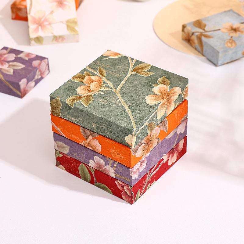 Personalized Jewelry Paper Drawer Box For Rings Earrings Bracelet Pendant Necklace Packaging Travel Gift Display Organizer