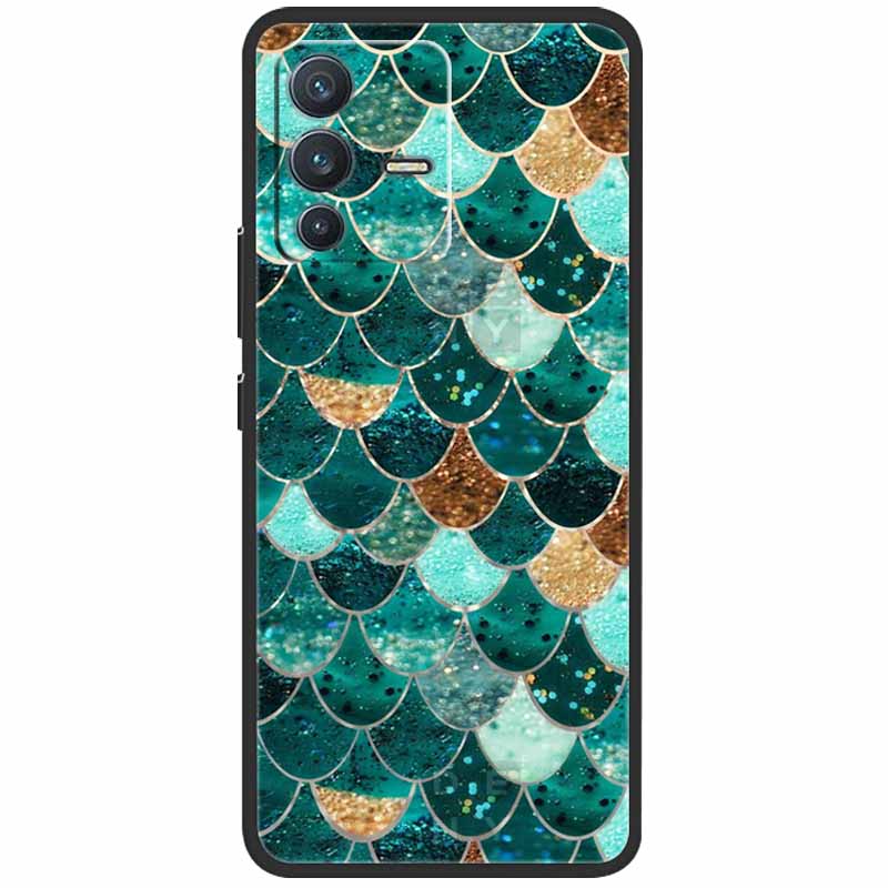 Case For Vivo V23 5G Cover V23 Pro Silicone Soft Protective Back Cases for Vivo V 23 5G Case V2130 V2132 V23Pro TPU Bumper Bag