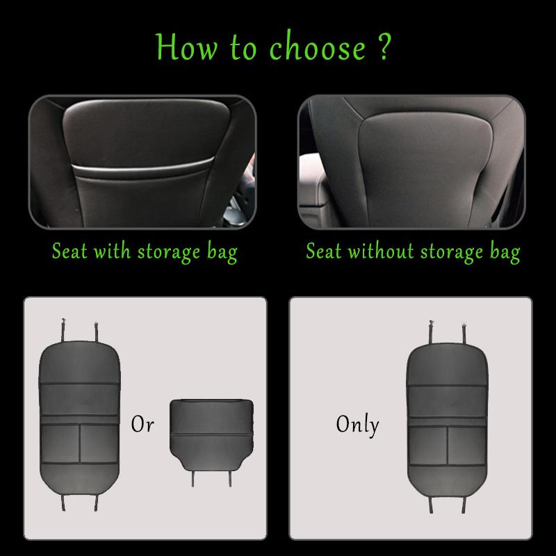 Car Seat Back Anti-Kick Mat Protector Pad Cover For Skoda Octavia Superb Rapid Kodiaq Karoq Enyaq Vision Yeti Scala Fabia Kamiq