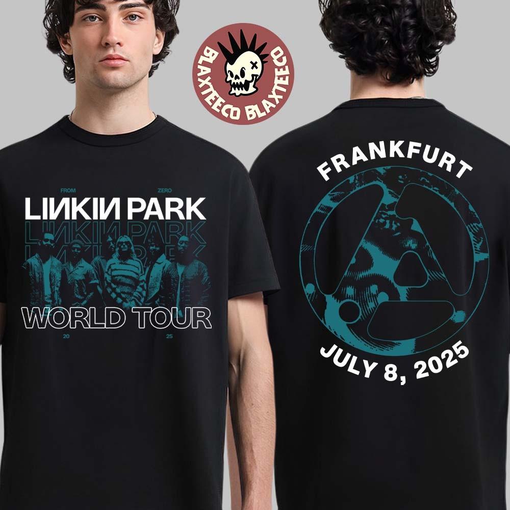 

Linkin Park Франкфурт Германия 2025 Deutsche Bank Park Футболка From Zero World Tour Унисекс XL