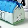Kawaii Crayon Shin-Chan Pencil Case Large Capacity Pencil Bag Cute Anime Stationery Storage Pouch Multifunctional Cosmetic Bag