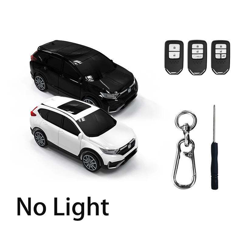 

For Honda Crv Car Model Remote Smart Key Case for Honda Civic 10th City Accord 9th CRV Odyssey Vezel Key Cover Fob Holder Bag (as the picture,Black)