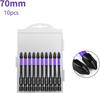 D1 Magnetic Phillips Head Screwdriver Bit: Anti-slip, Shock-resistant, High Hardness with Strong Magnetic Grip