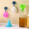 Kitchen Funnel Set, Kitchen Gadget Accessories Foldable Silicone Foldable Funnel for Filling Water Bottles With Liquid Transfer