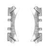 Stainless Steel Watch Band Silver       Clasp Replacement Watchband