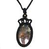 Gemstone Handmade Jewelry Ocean Jasper Macrame Thread 20-36''Ad Necklace Ethnic