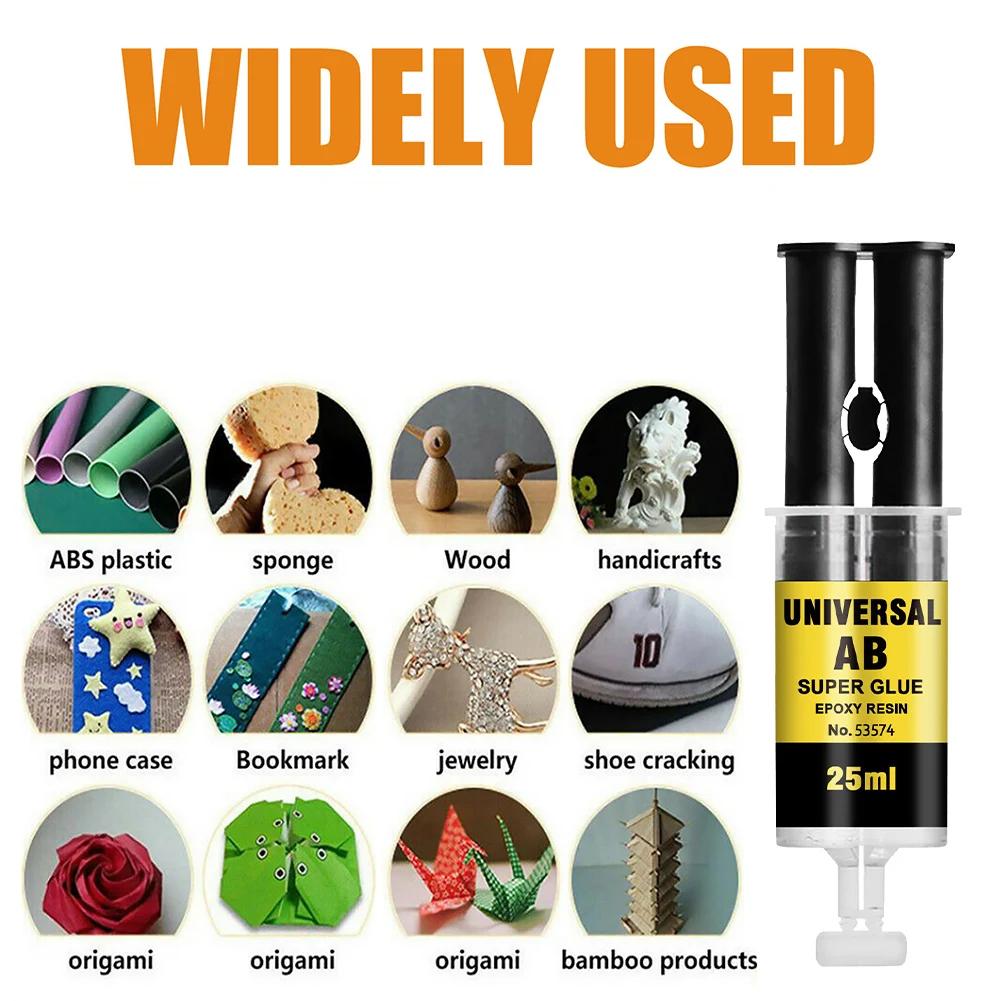 25ml Metal Repair Adhesive Heat-Resistant Industrial Bonding Sealant Strong Adhesion Metal Bonding Adhesive Welding Repair Tools