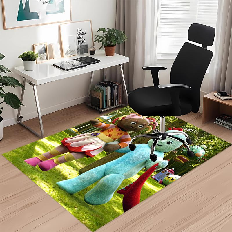 In the Night Garden Printed Carpet, for Office Chair Living Room Bedroom Kitchen Room Decor Gifts.