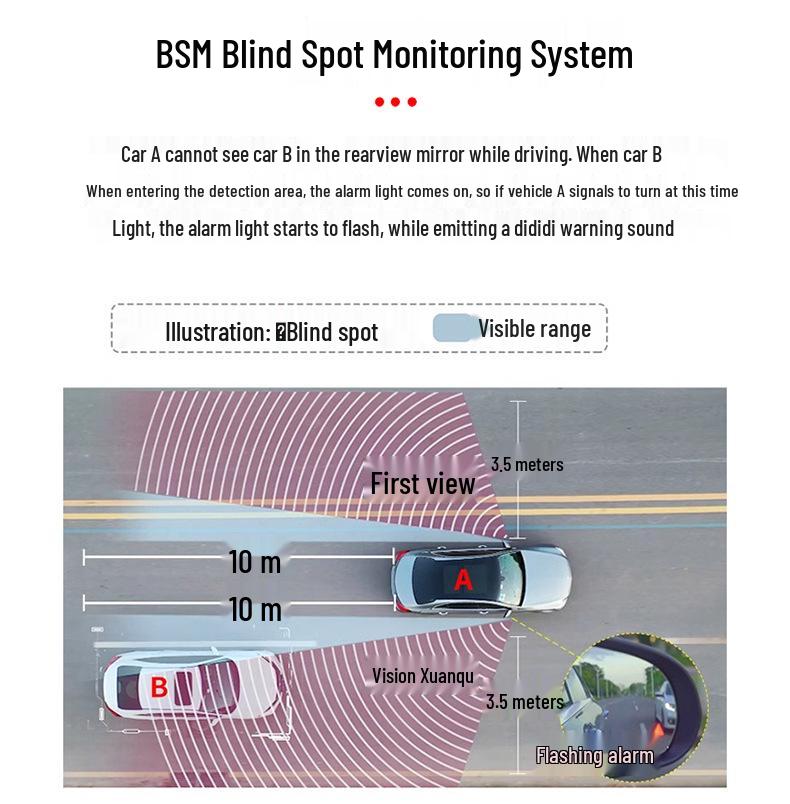 VOXY NOAH Alphard Vellfire RAV4 Highlander Tacoma Blind Spot Detection System