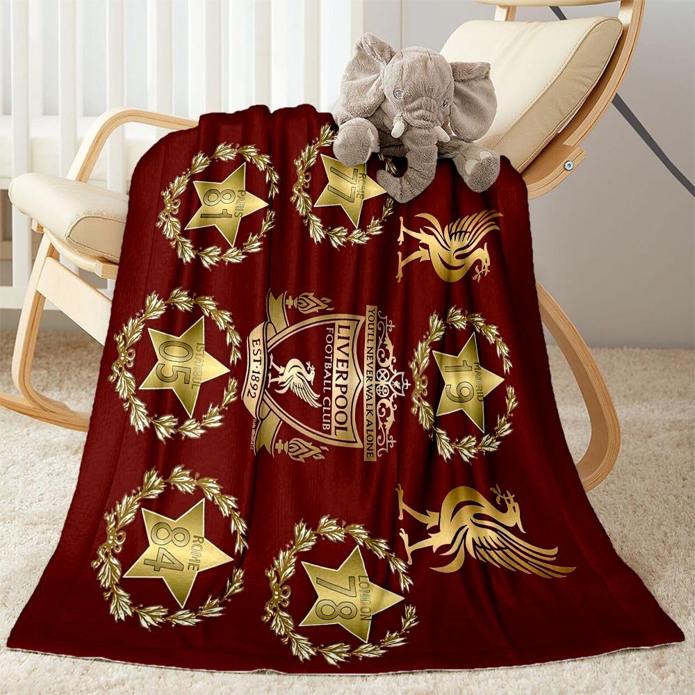 Liverpool Football Club Blanket Ultrasoft Suitable For Chair Picnics Office For All Occasions Modern Style Perfect Gift For Relatives And Friends