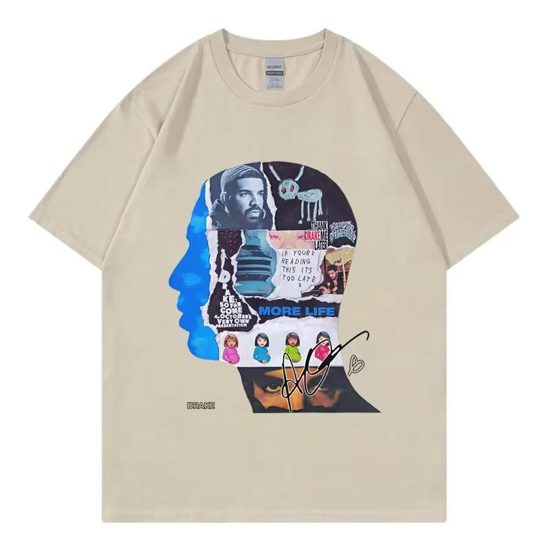 Rapper Drake Album Merch Graphic T Shirts Unisex Women Clothing Harajuku Hip Hop Tshirts Summer Casual Comfort Tshirt Streetwear