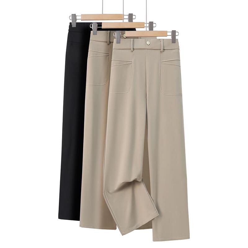 Women's Mid-Rise Straight-Leg Casual Pants