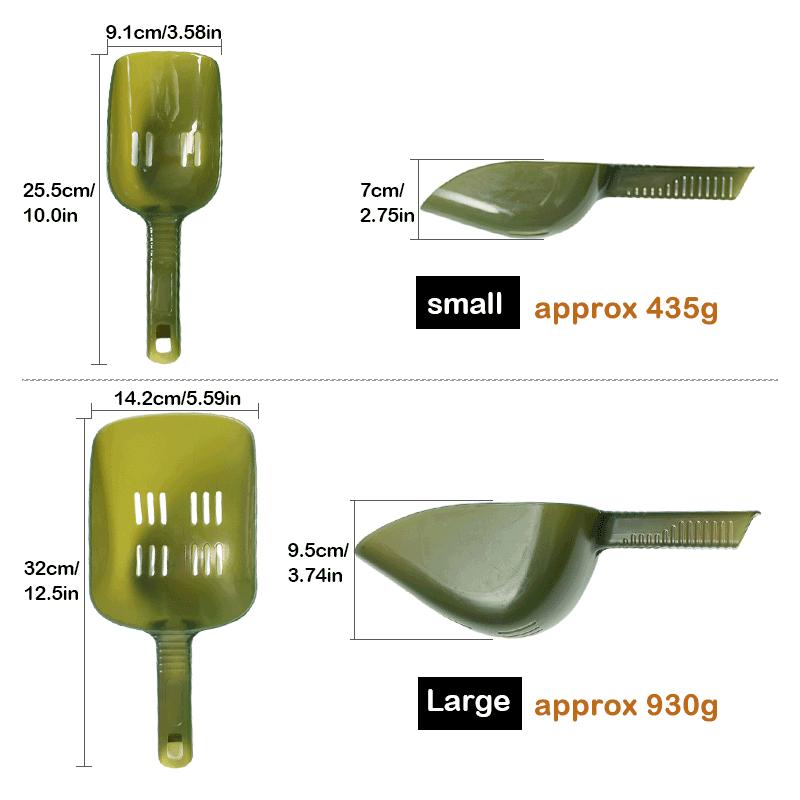 1PC Carp Fishing Tool Bait Spoon for Boilies, Pellets, Maggots Method Feeder Fishing Carp Feeder Bait Holder Groundbait Rocket Pelle