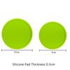 Food Grade Silicone Circular Coaster Waterproof Anti-Slip Hot Beverage Mat for Tea Coffee Glass Use - Home Dining Table Access