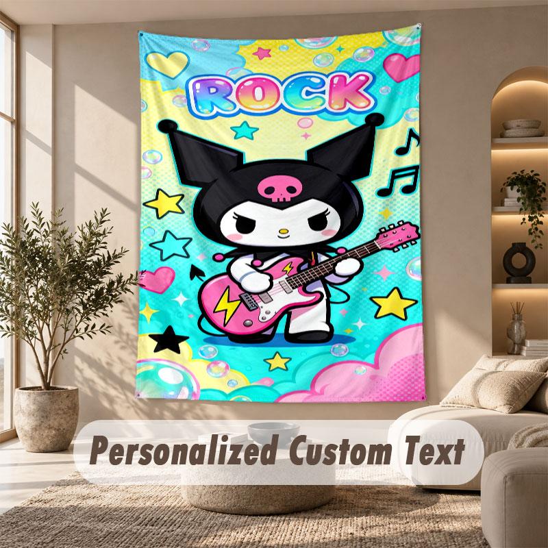Wall Hanging Tapestry Art Cloth Bedroom Room Background DecorKuromi