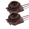 1Pc 3156 3157 3357 4157 LED Bulb Brake Turn Signal Light Lamp Socket Adapter Harness Wires Plug Connector For Wrangler (USA Car)