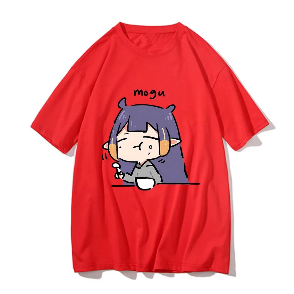 

Ninomae Inanis Tako Tshirt 100% Cotton Tees Anime Graphic T Shirt Men/women Kawaii Clothes Oversized Summer Short Sleeve T-shirt S