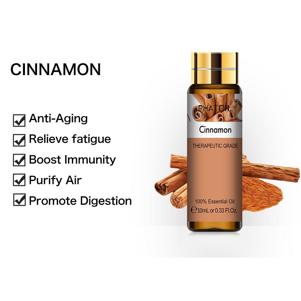 PHATOIL 3 Stück Zitronengras, Lavendel, Teebaumpflanze, ätherisches Öl, Luftreiniger, Körperentlastung, Rose, Vanille, Jasmin, Duftöl, DIY-Fruchtparfüm