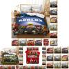 3d Cartoon Anime Down Comforter Set High Definition Digital Print 3 Piece Bedding Set Student Bedding Cover Pillowcases
