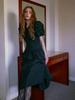ETMON Front Tuck Shirring Dress, Black
