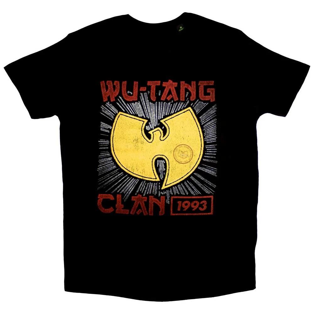 Wu Tang Clan T Shirt Tour 93 Band Logo new Official Mens Black XL