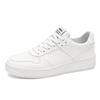 Men Low‑top White Skate Sneakers Casual Shoes for Male Students