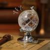 Mini Crystal Globe Portable Simple World Map Engraving High Borosilicate Glass Ball Table Decorative Arts and Crafts