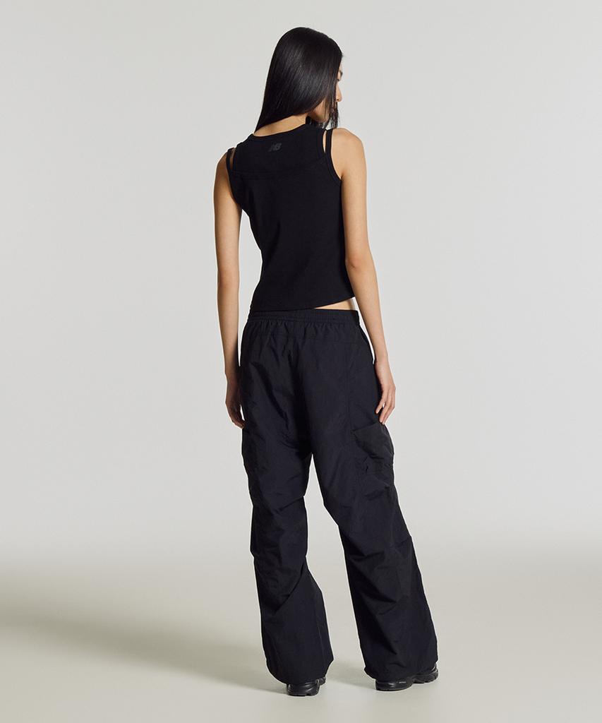 Nyuballanseu Nbntg2W512 / Women Breeze Light Parachute Pants (Black)