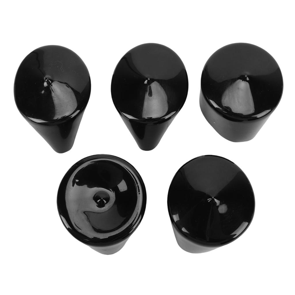 5PCS Round End   63mm 2.5 Inch Synthetic Rubber     Screw Thread Protector Covers for PVC Round Tube