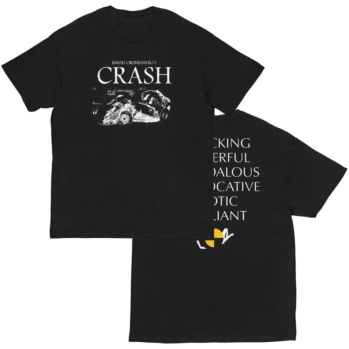 Crash 1996 David Cronenberg Horror Film Movie Poster Shirt UNISEX t-shirt XXL
