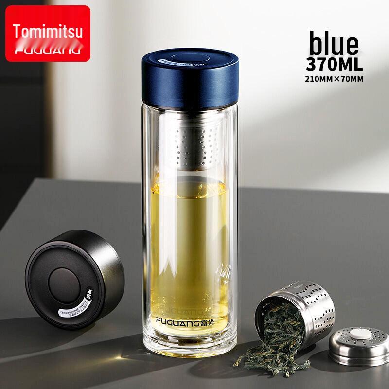 Fuguang Magnetic Double-Layer High Borosilicate Glass Tea Cup 300-400ml