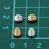 Double-Sided Leaf Plant Beads: 2 Colors & Styles for DIY Necklaces & Bracelets
