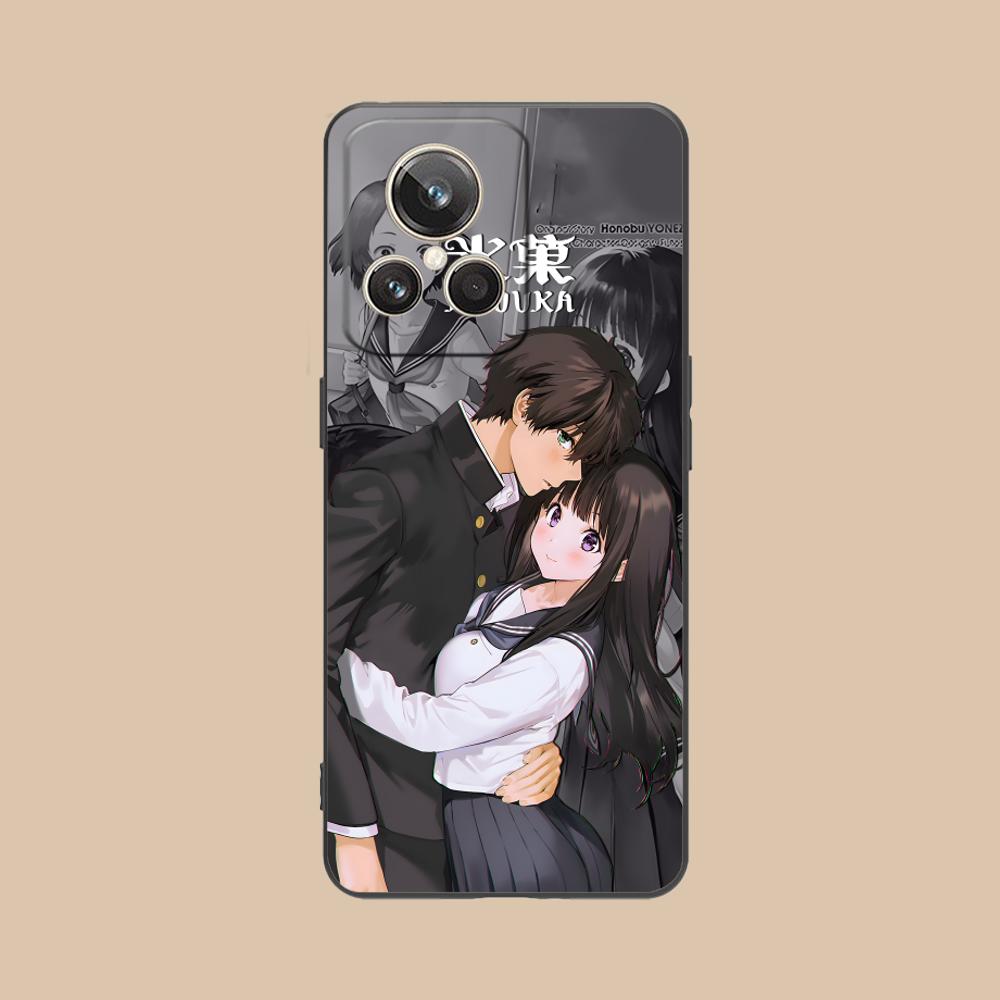 Hyouka Chitanda Oreki Mobile Phone Case for Realme 15 14 13 12 11 10 9 Pro Plus T i Lite 5G Colorful Printing Cover Cover Luxury