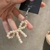 Sweet Faux Pearl Bow Charm Decorative Keychain/Handbag Accessory Bows Valentines