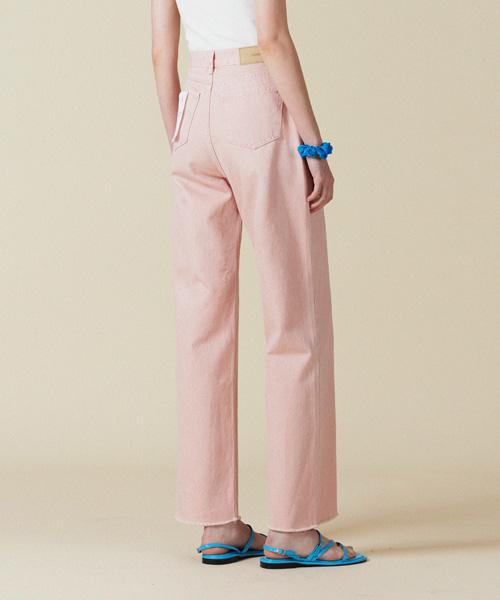 HAINT Pole Straight Color Pants_Pink