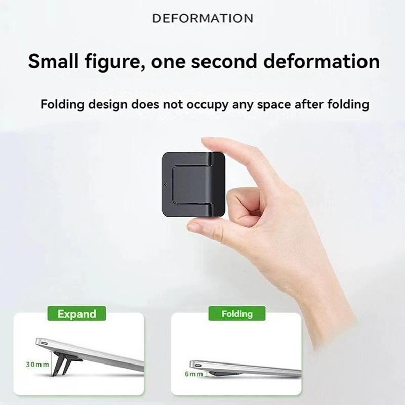 2Pcs Mini Laptop Stand Adjustable Folding Ultra-Thin Portable Holder For Macbook Xiaomi Notebook Cooling Holder Keyboard Support