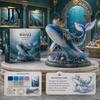 Set Interattivo per Creare Perline Kit Fai da Te Oceano Mitico per Principianti, Animale 3D con Perline e Istruzioni, Perline Scintillanti Artigianato Disegni Marini Unici