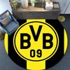 Alfombra Redonda Borussia Dortmund Debajo de Sillas de Oficina Dormitorio Sala de Estar Decoración del Hogar