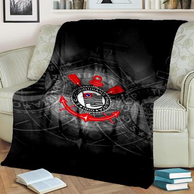 Coperte Plaid con Stemma di Club Sportivo di Calcio Coperte Morbide in Flanella per Divano Letto Regali per Uomini Donne Coperta da Picnic Regali di Natale