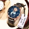 New Fashion Quartz Leather Men Watch Top Brand Luxury Waterproof Luminous Date Mens Wristwatch Casual Sport Watches