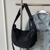Bag Crossbody Bag Women's Canvas Bag Commuter Women's Korean Lazy Style Dumpling Bag