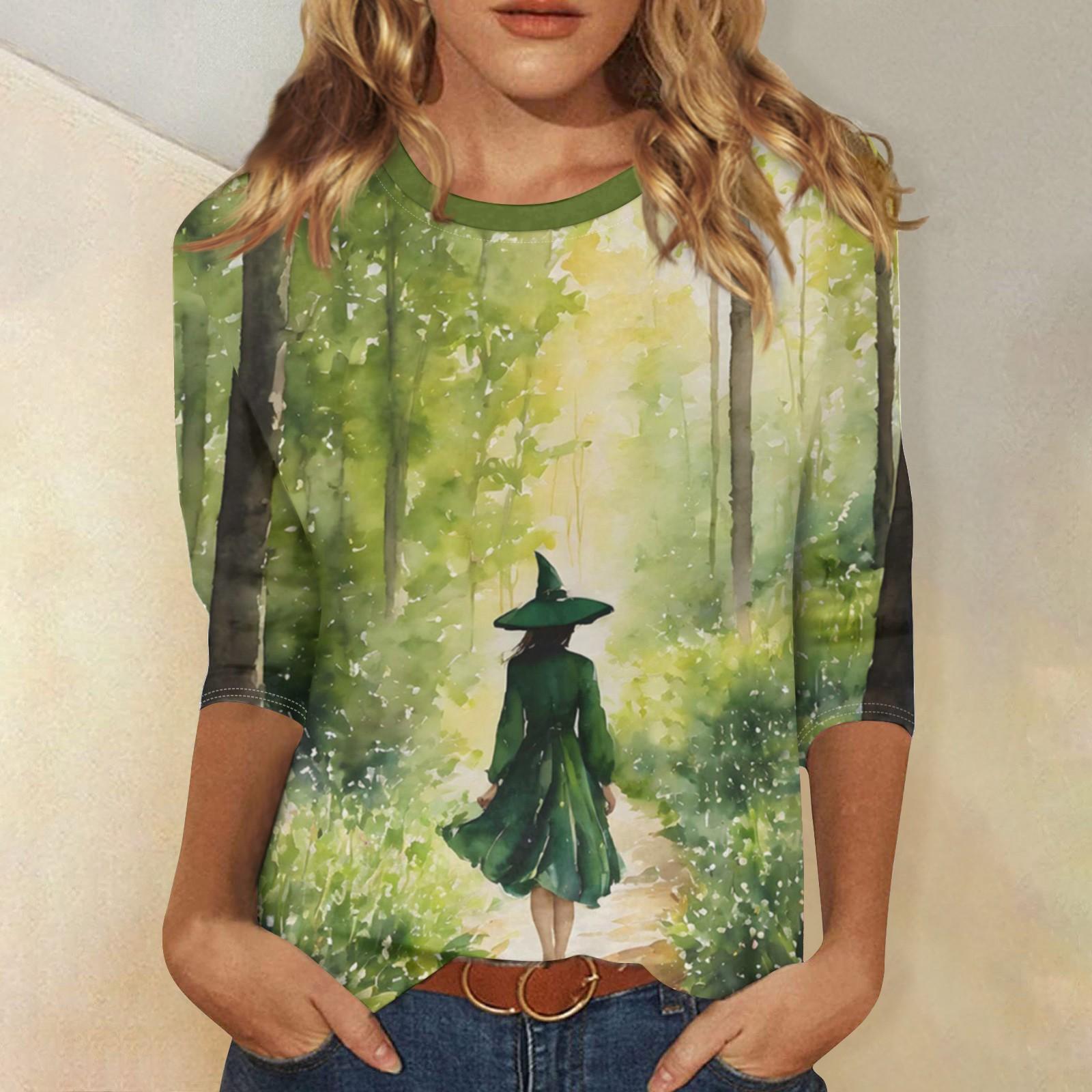 Женские летние рубашки с рукавом 3/4 — фото 10