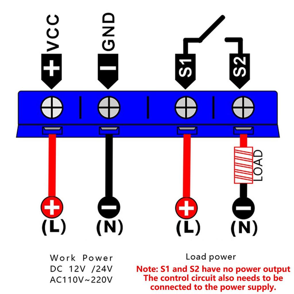 Portable Infinites Delay Timers Relays Module with Double Digital Screens for Clear Time Display and Easy Operations