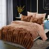 Duvet Cover Set 6 Colors Soft Microfiber Bed Set with Zipper Closure 8 Sizes Single Double Full Queen King Size