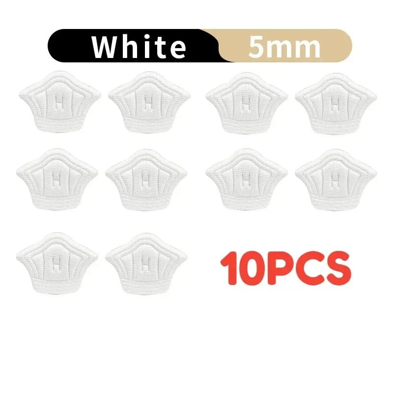 10Pcs Sports Heel Insoles for Feet Patch Heel Pads for Shoes Adjustable Size Non-slip Shoe Pad Heel Protector Back Sticker
