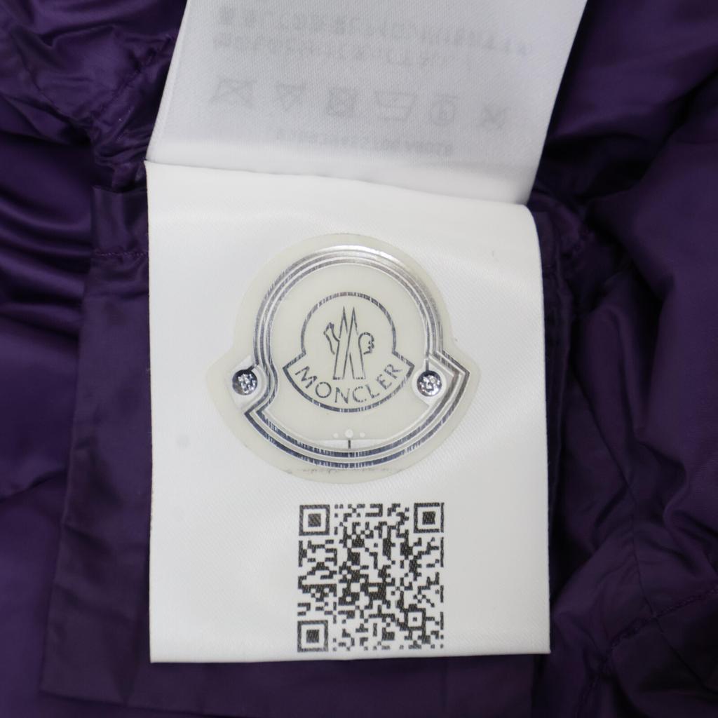 MONCLER [Good Condition] E20939455700 MAGLIONE TRICOT CARDIGAN Knit-switched down jacket Jacket M purpleUsed