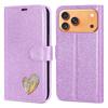 Luxury Flip Glitter Phone Case For iPhone 17 Pro Max 16 15 14 13 12 Mini 11 XR X XS Plus SE 2025 Bling Leather Book Wallet Cover